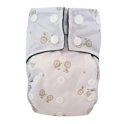 Newborn Cloth Diaper -Bicycle