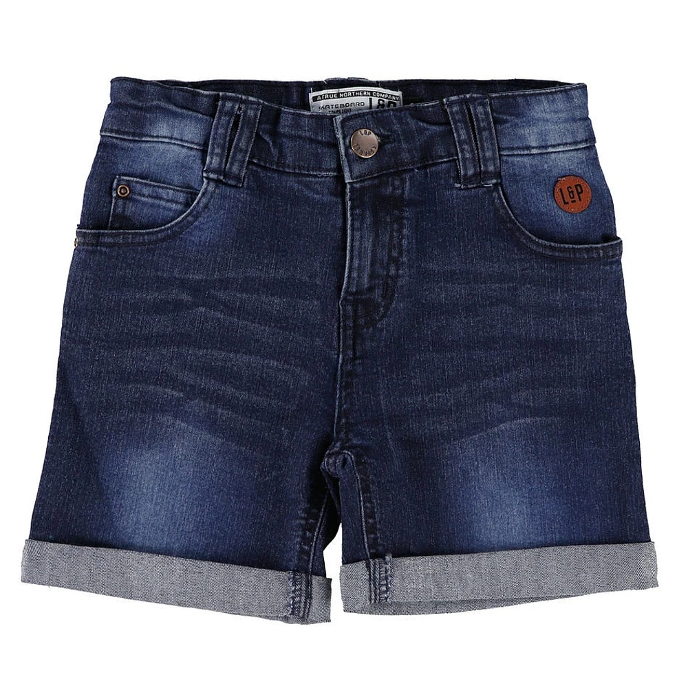 Short Denim Foncé 3-7ans