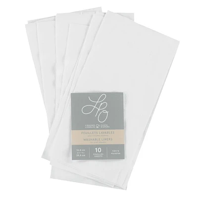 Feuillets Lavables Paquet de 10