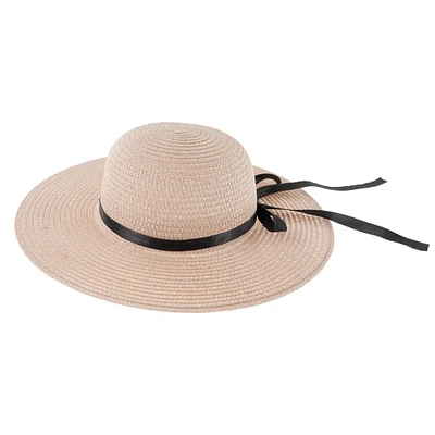 Chapeau Paille Rose