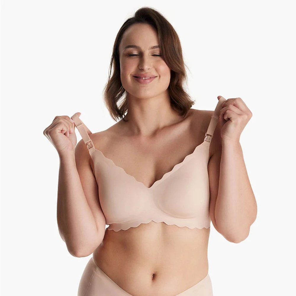 Soutien-Gorge d'Allaitement Jelly Strip YN46 - Rose