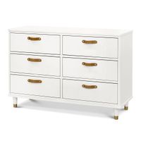 Tanner 6-Drawer Dresser - Warm White