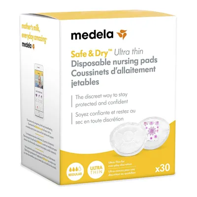 Safe & Dry™ Disposable nursing pads 30-pack