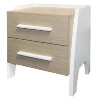 Nightstand - White/Natural