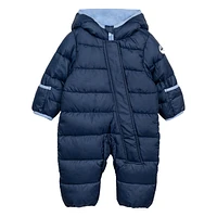 Ice Blue One Piece Snowsuit 3-24m