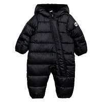 Black Baby One Piece Snowsuit 3-24m