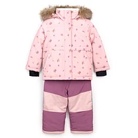 Flowers Snowsuit 2-7y