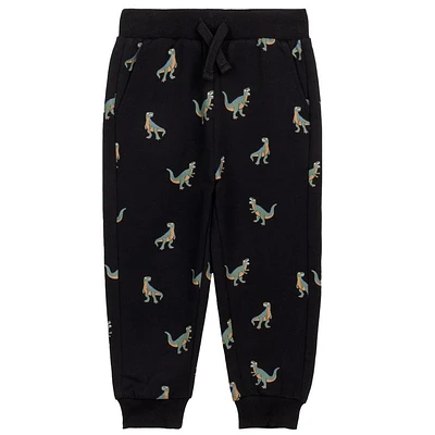 Pantalon Ouaté Imprimé Dinos 6-24mois