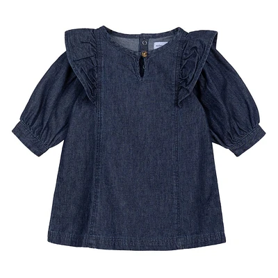 Robe Chambray Chevaux 6-24mois