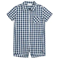 Gingham Poplin Romper 6-24m