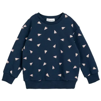 Pizza Print Sweatshirt 12-24m