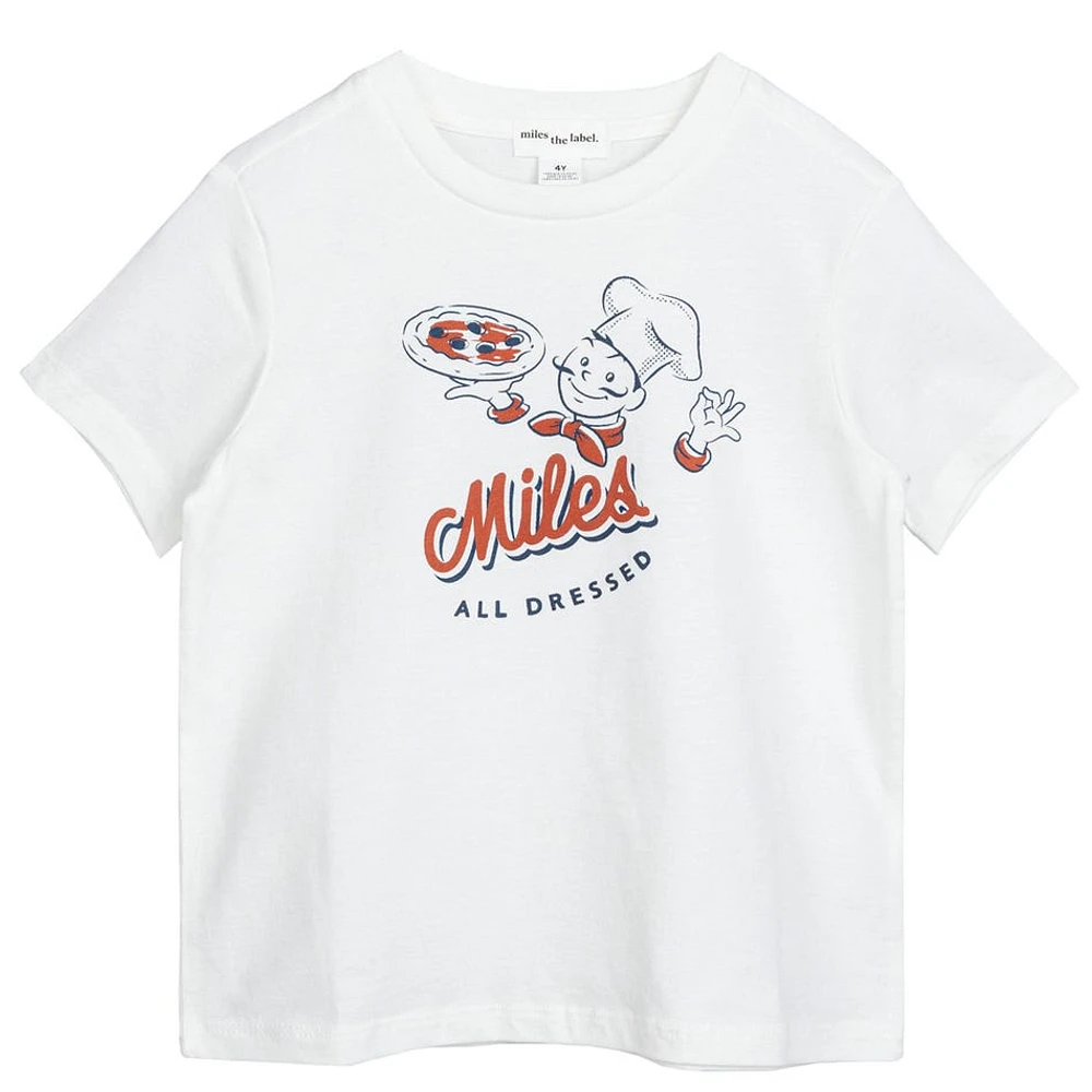 T-Shirt Imprimé Pizza 3-6ans