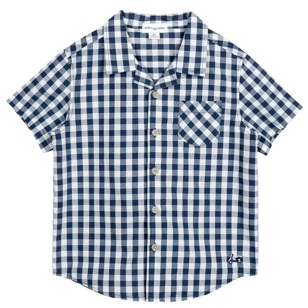 Gingham Poplin Shirt 3-6y