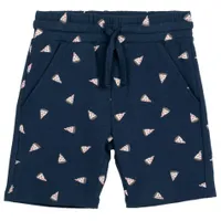 Pizza Print Terry Shorts 3-6y