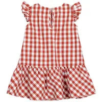 Gingham Poplin Dress 12-24m