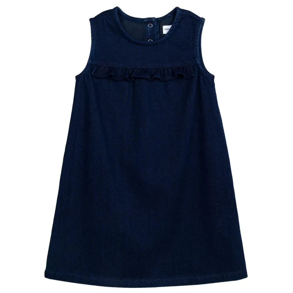 Sleeveless Denim Dress 3-6y