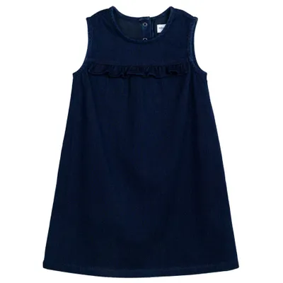 Sleeveless Denim Dress 3-6y