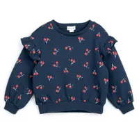 Cherries Print Terry Top 3-6y