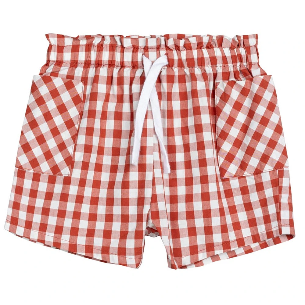 Short Gingham Cerises 3-6ans