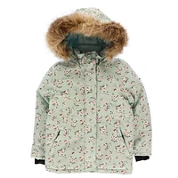 Flowers Two Pieces Snowsuit 2-10y