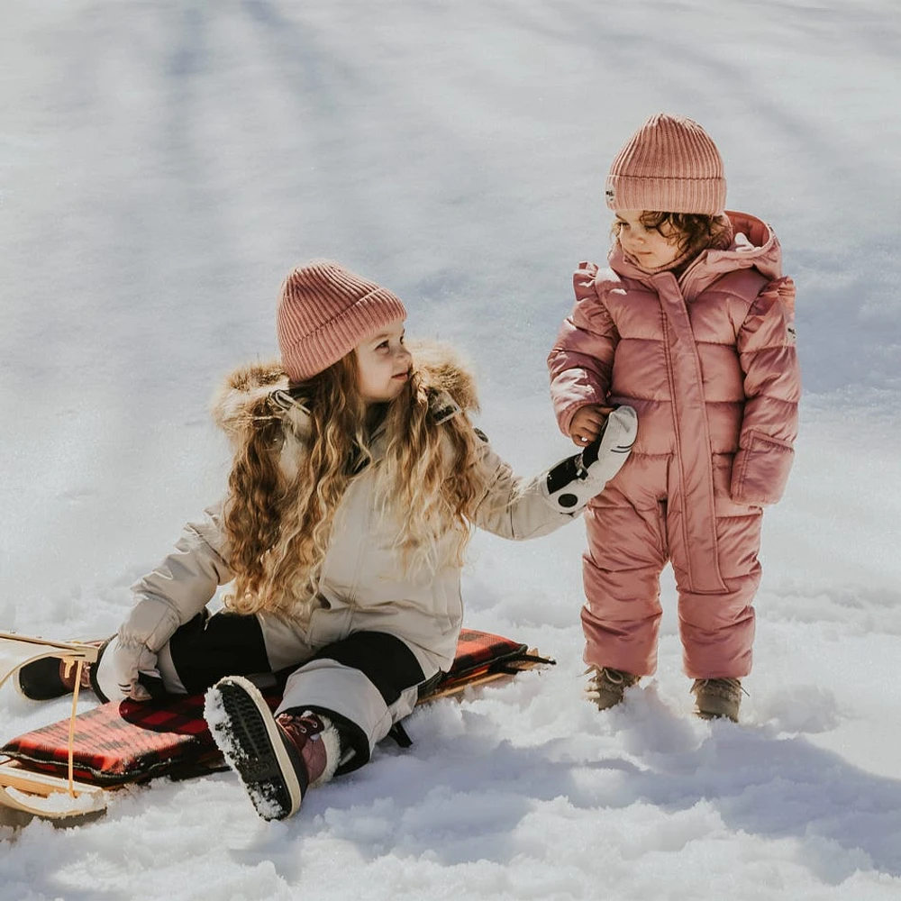 Habit de Neige Une Pièce Miles Rose 3-24mois