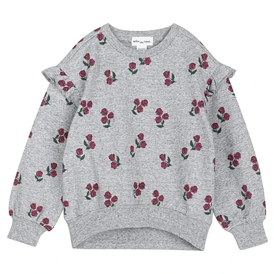 Roses print Sweatshirt 2-6x