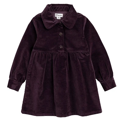 Plum Corduroy Dress 2-6x