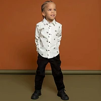 Knight print Shirt 2-10y