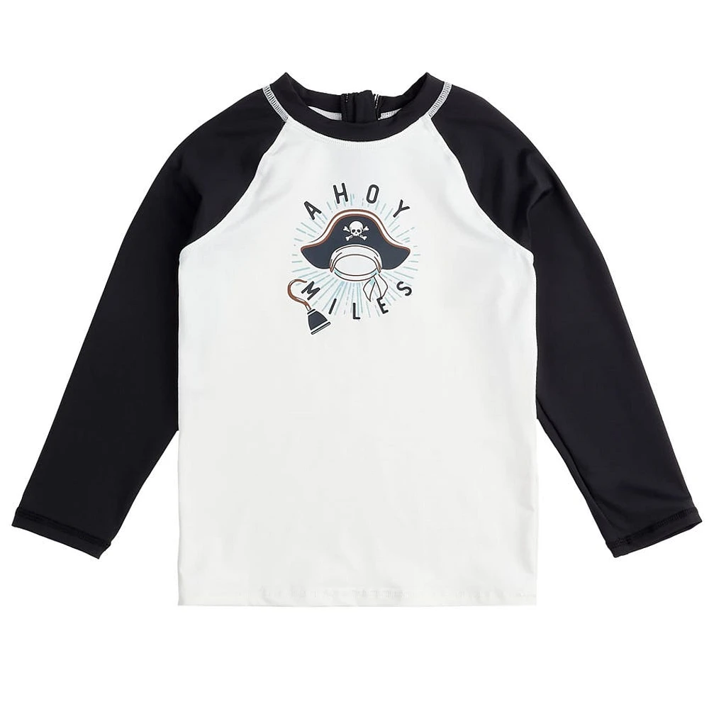 T-Shirt Maillot Manches Longues Pirate 3-7ans