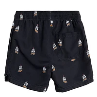 Pirate Ship Swim Trunks 3-7y