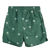 Palm Trees Swim Trunk 3-7y