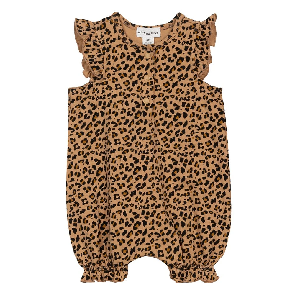 Jungle Leopard Romper 3-24m