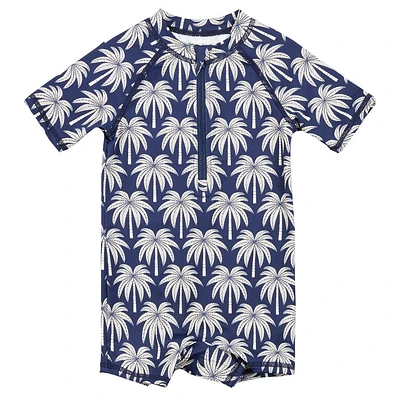 Palm Tree Long Sleeves Swimsuit 6-24m