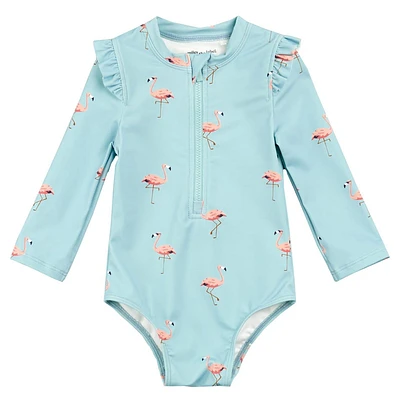 Miami Flamingo Swimsuit 0-24m