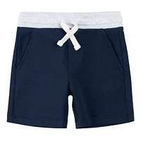 Shuttle Blue Terry Shorts 2-7y