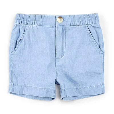 Sky Chambray Shorts 2-7y