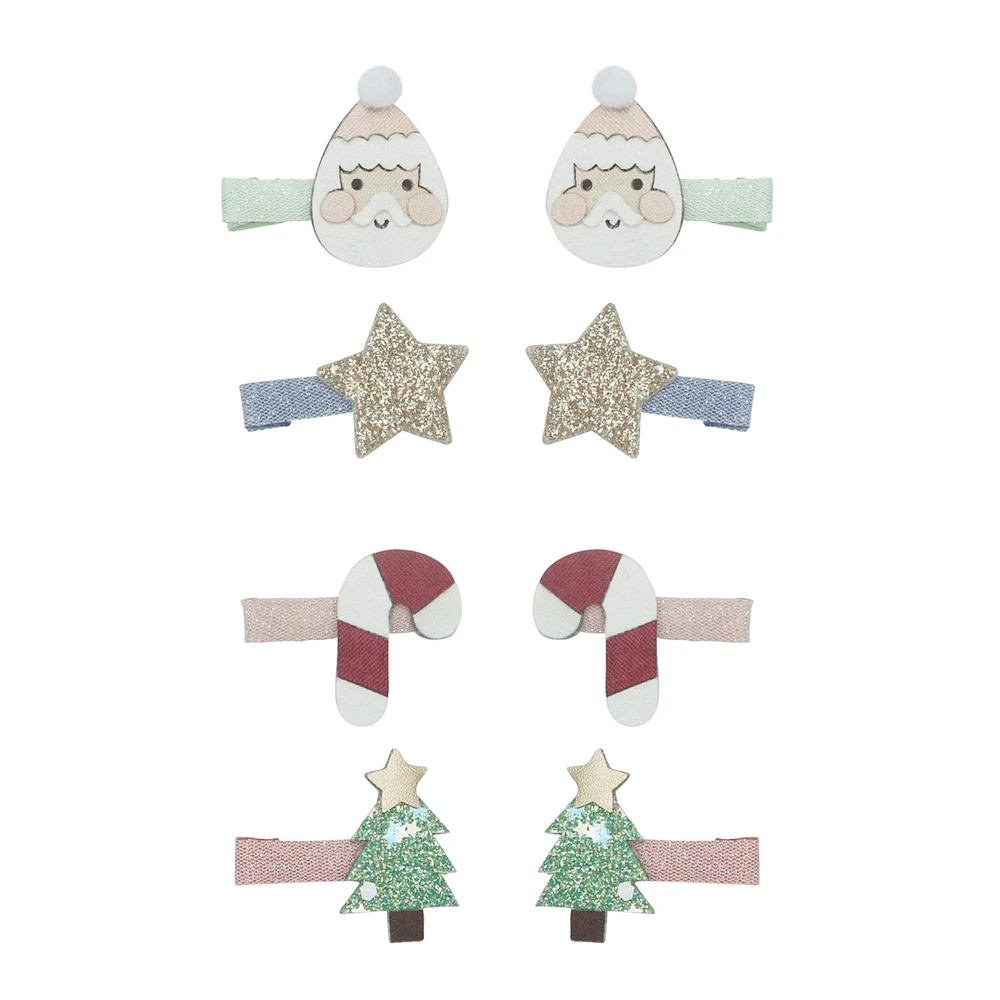 Santa Mini Clips (8)