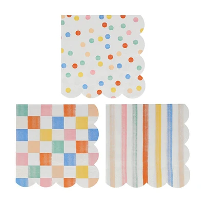 Colourful Pattern Large Napkins (16)