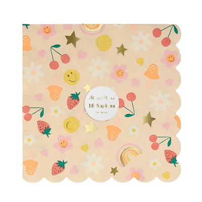 Happy Icons Large Napkins (16)