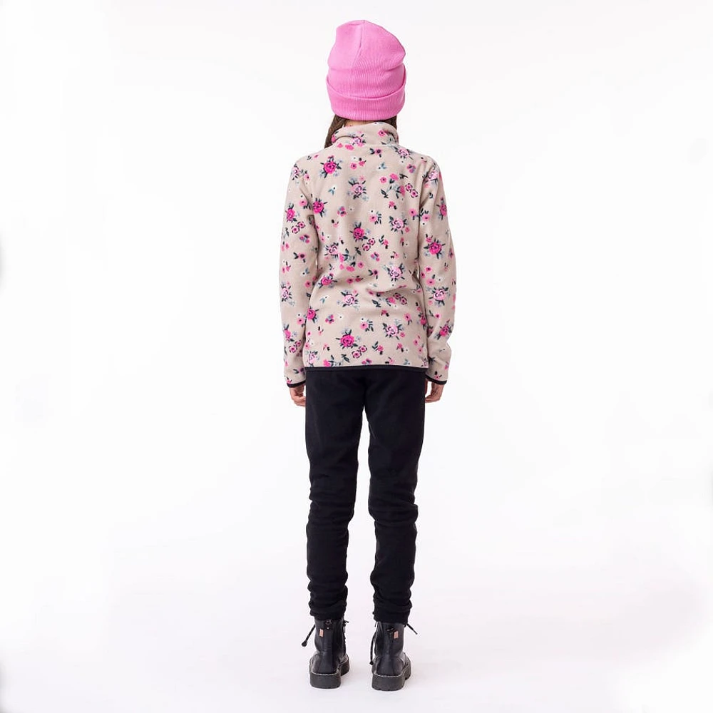 Flowers Fleece Base Layer -14y