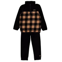 Plaid Fleece Base Layer 2-14y