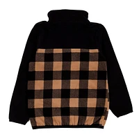 Plaid Fleece Base Layer 2-14y