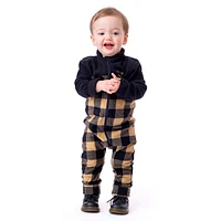 Plaid Fleece Base Layer 6-24m