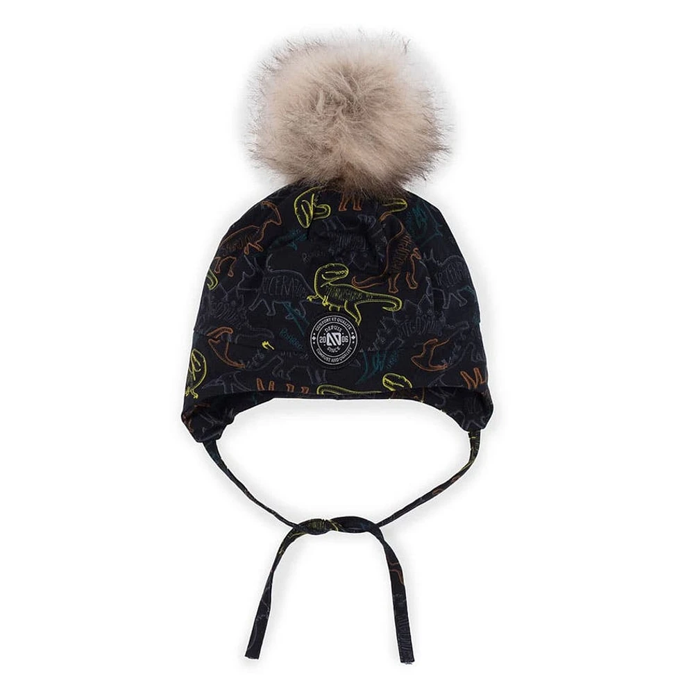 Tuque Noire Dino 12-24mois