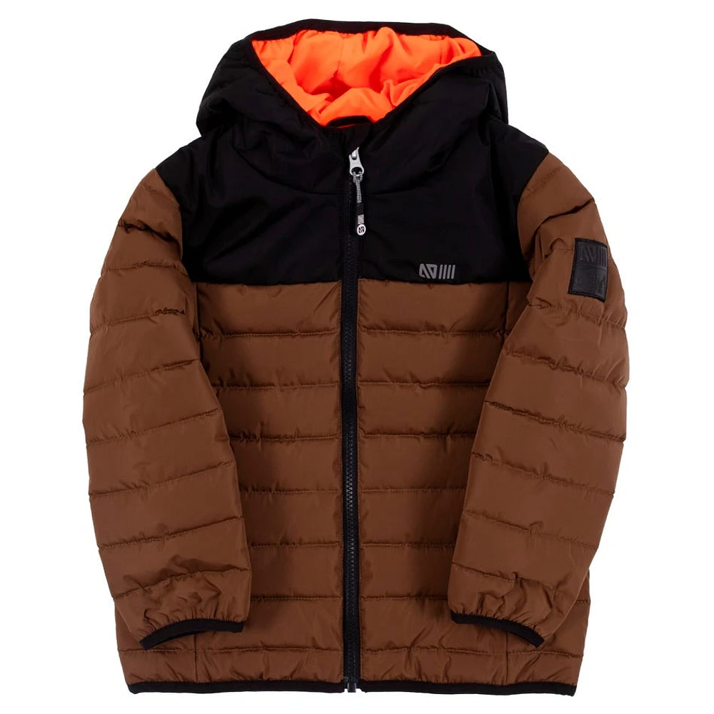 Manteau Doudoune Brun  2-14ans