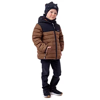 Manteau Doudoune Brun  2-14ans