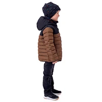 Manteau Doudoune Brun  2-14ans