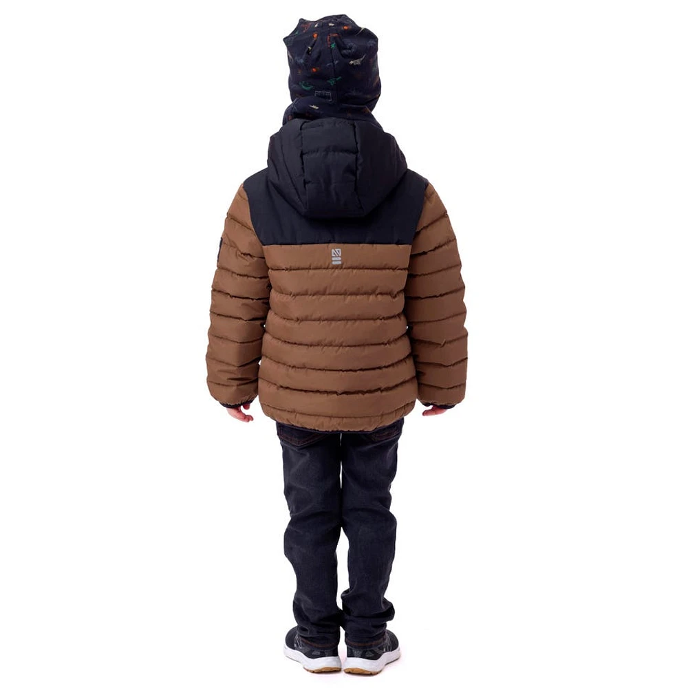 Manteau Doudoune Brun  2-14ans