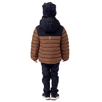 Manteau Doudoune Brun  2-14ans