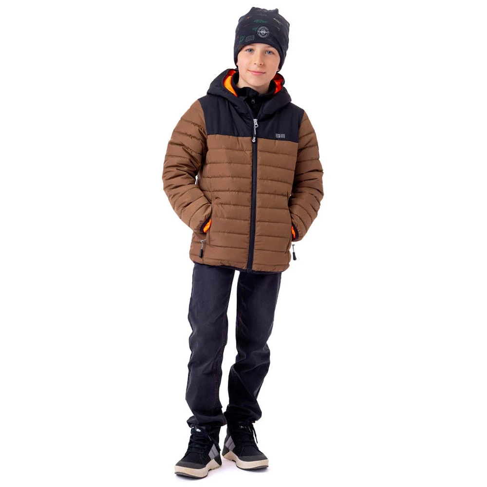 Manteau Doudoune Brun  2-14ans